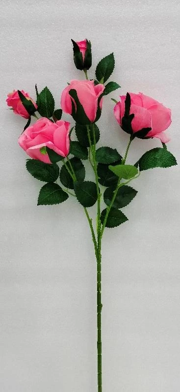 Soft Rose Stick x5 60cm